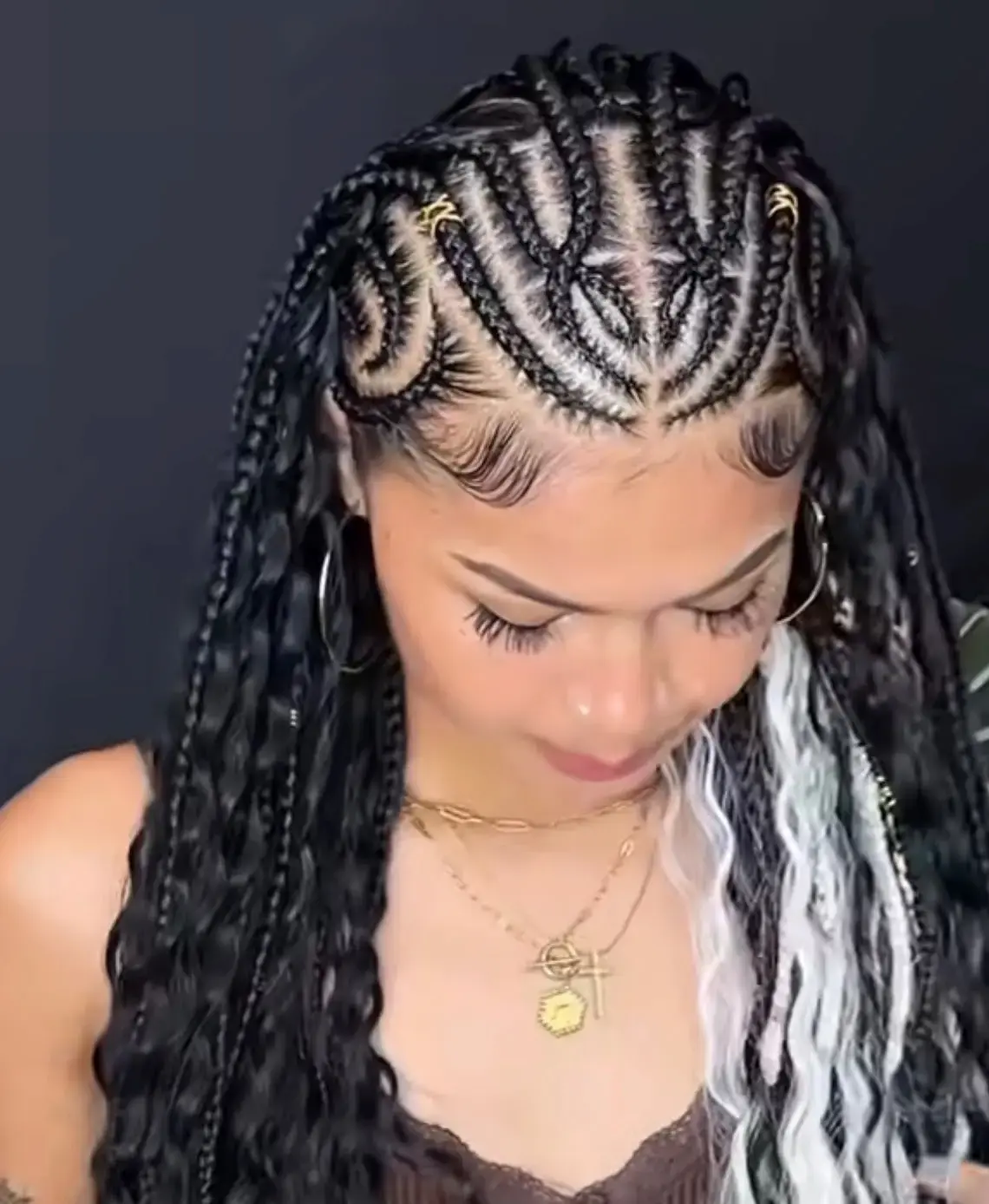 Boho braids protective hairstyle in Willingboro NJ near Burlington County